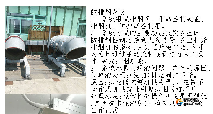 防排煙系統故障原因處理方法