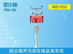 揚塵噪聲污染在線監(jiān)測系統(tǒng)，提高監(jiān)測效率